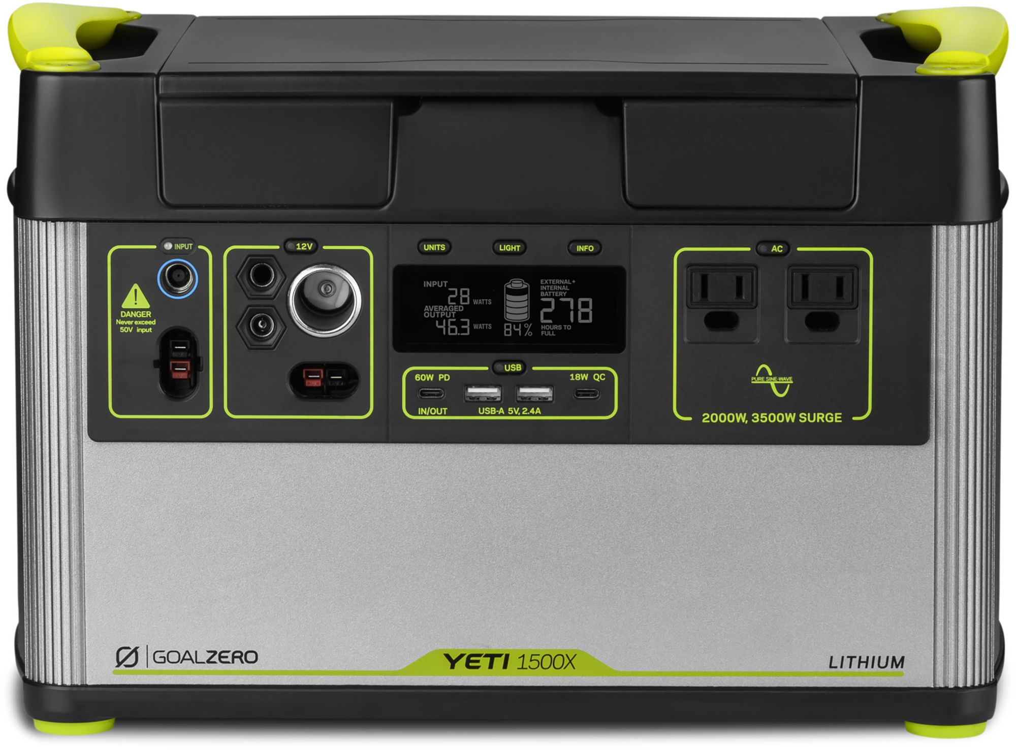 Goal Zero YETI 1500X Power Station product image