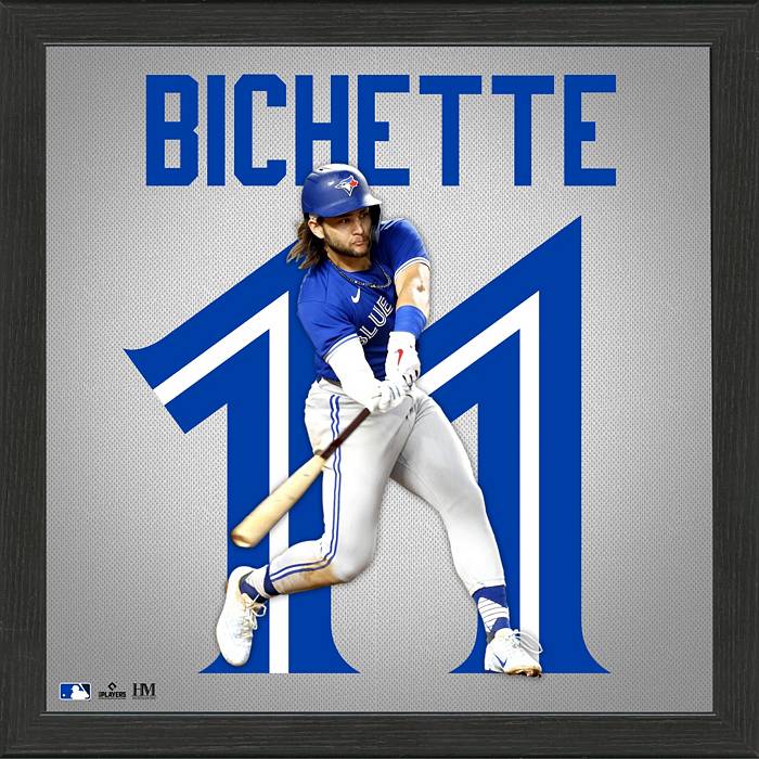 MLB Toronto Blue Jays (Bo Bichette) Men's Replica Baseball Jersey.