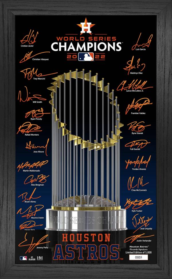 Highland Mint 2022 World Series Champions Houston Astros Signature Trophy Photo Frame product image