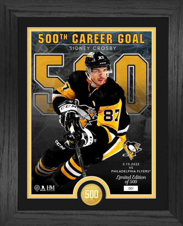 Highland Mint Pittsburgh Penguins Sidney Crosby 500 Goals Coin Photo Mint product image