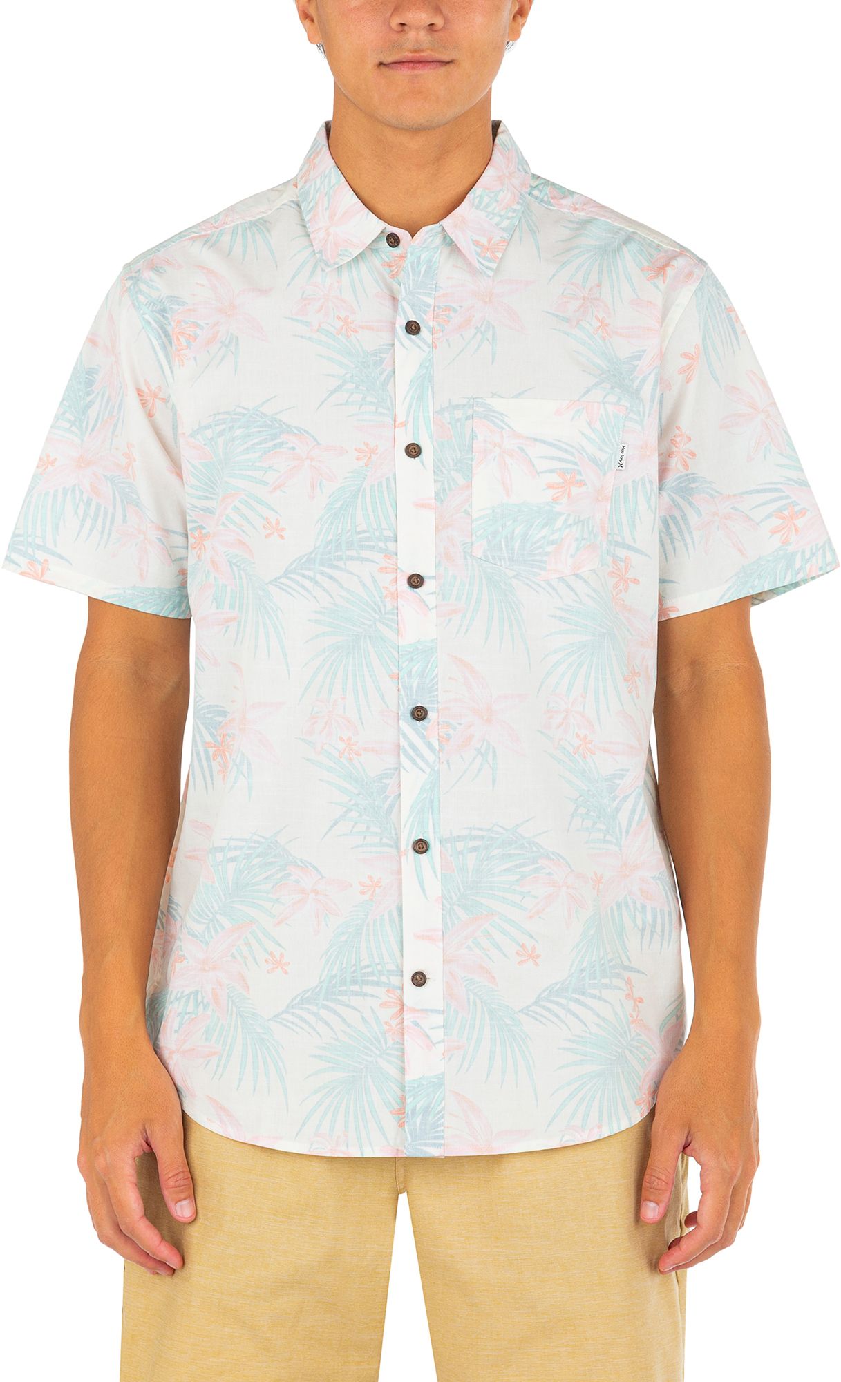 Hurley Men's Bungalow Floral Short Sleeve Button Up Short product image