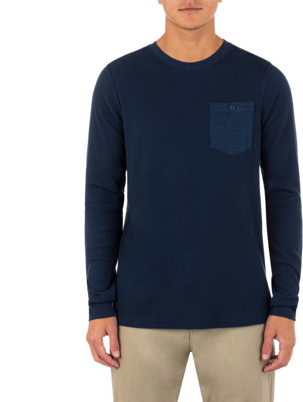 Hurley Men's Felton Thermal Crewneck Long Sleeve Shirt | Dick's