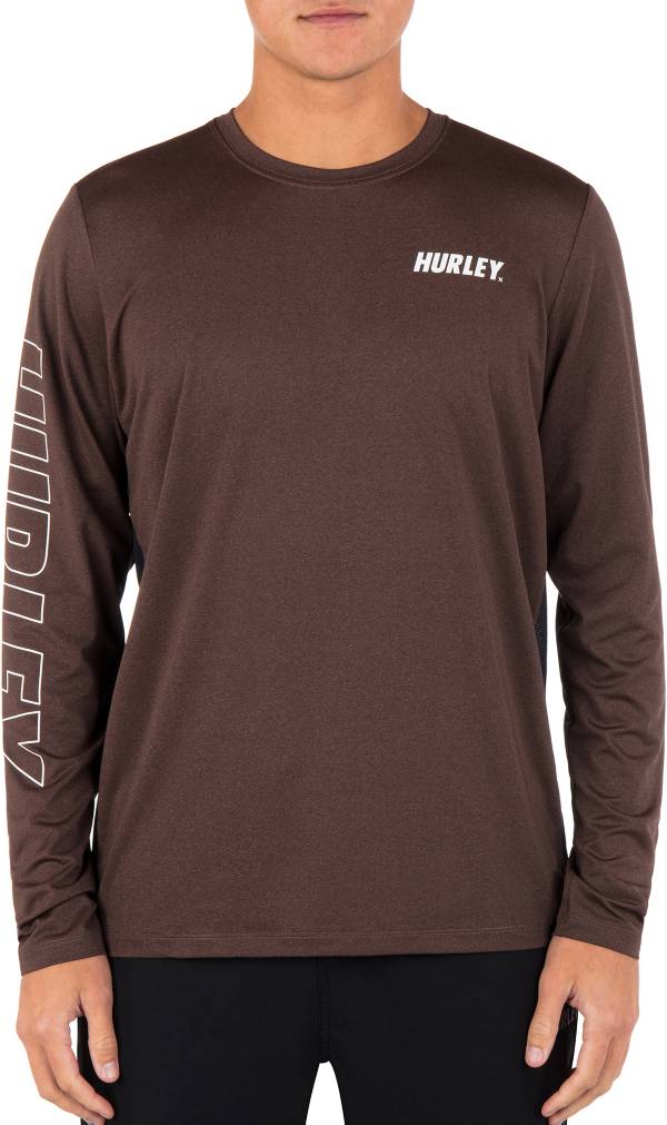 Hurley Men's H2O-Dri Easton Fastlane UPF Long Sleeve Rashguard