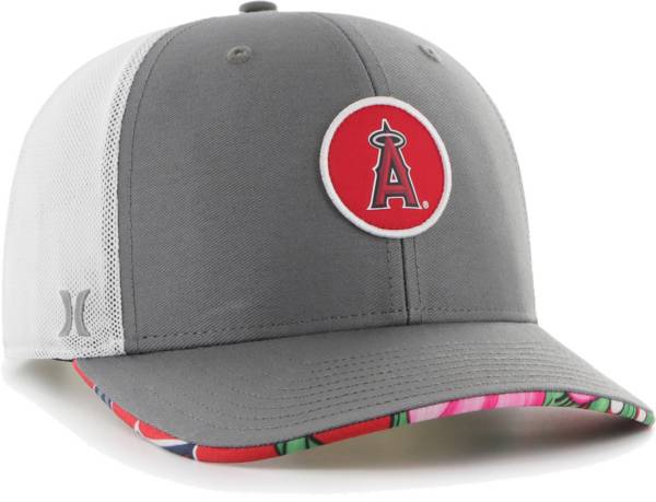 Hurley x '47 Men's Los Angeles Angels Dark Gray Paradise MVP Adjustable Hat product image