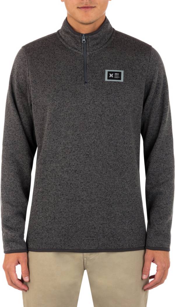 Relaxed Fit Graphic 1/4 Zip Sweatshirt - Grey