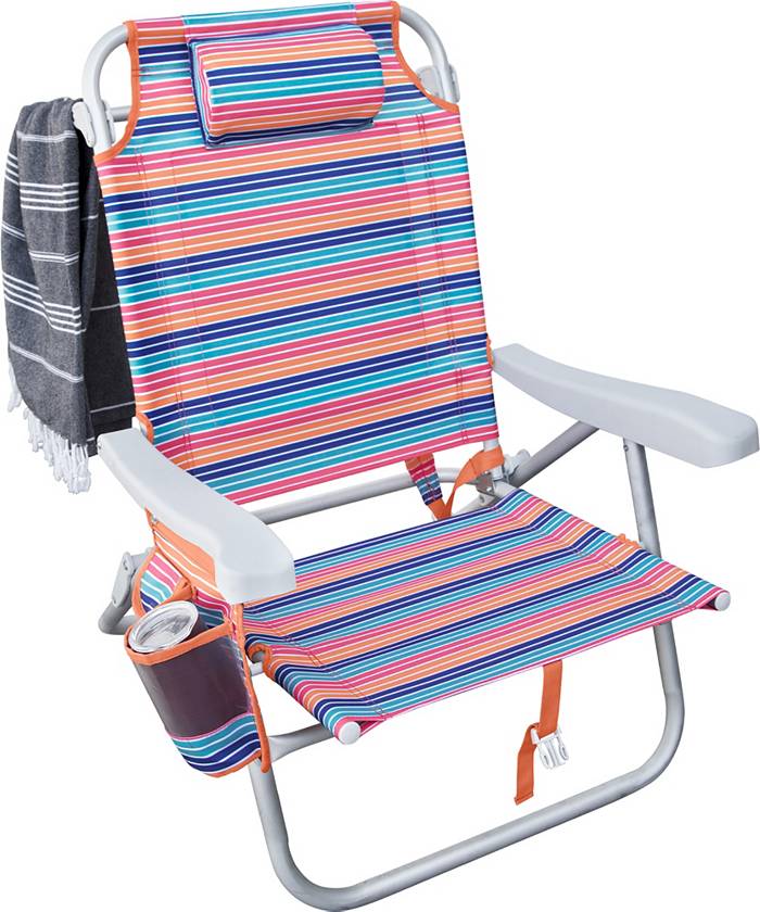 Tommy Bahama Beach Chair, Green Strips