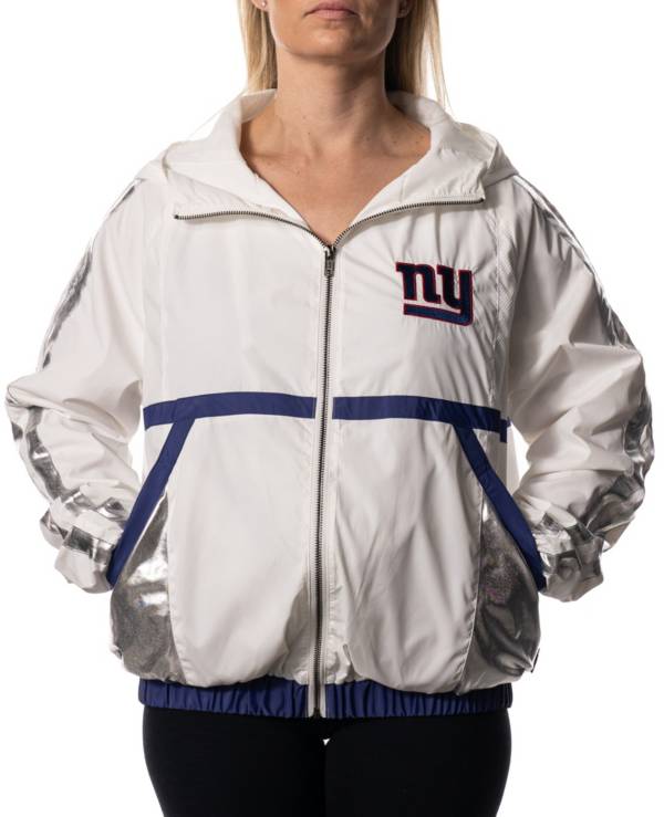 The Wild Collective Women's New York Giants White Full-Zip Jacket product image