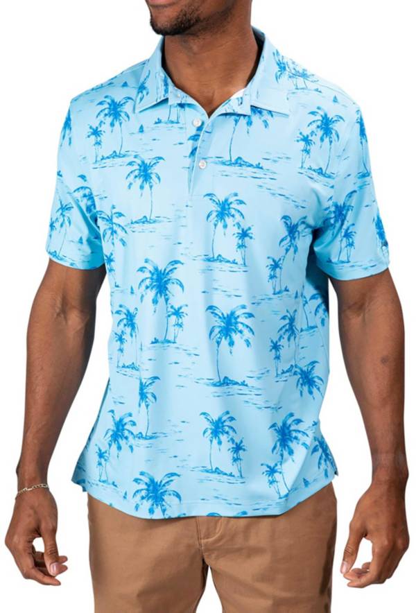 chubbies Men's The Stay Palm Short Sleeve Performance Polo T Shirt product image