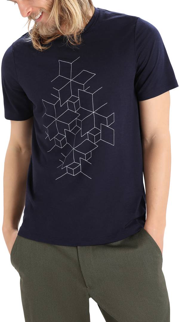 Icebreaker Men's Tech Lite II Short Sleeve Snowflake T-Shirt product image