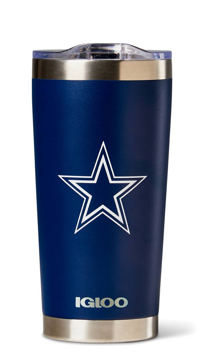 Dallas Cowboys White Pattern Stainless Steel Water Bottle, Sports Lid –  giftmug