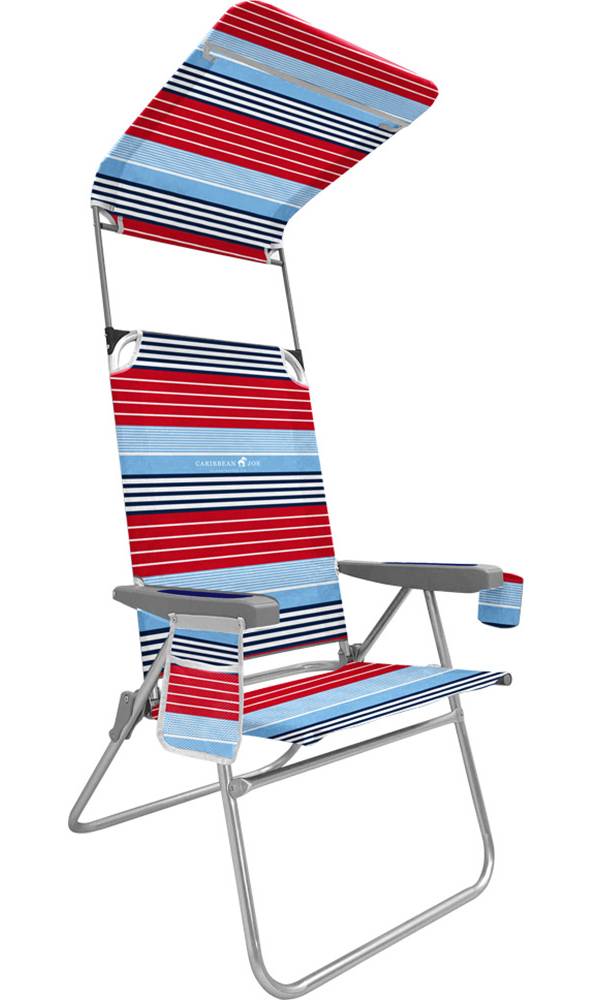 Caribbean Joe High Back Chair with Canopy