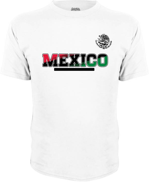 DYNASTY APPAREL Youth Mexico Wordmark White T-Shirt product image