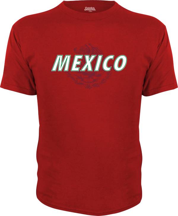 DYNASTY APPAREL Youth Mexico Wordmark Red T-Shirt product image
