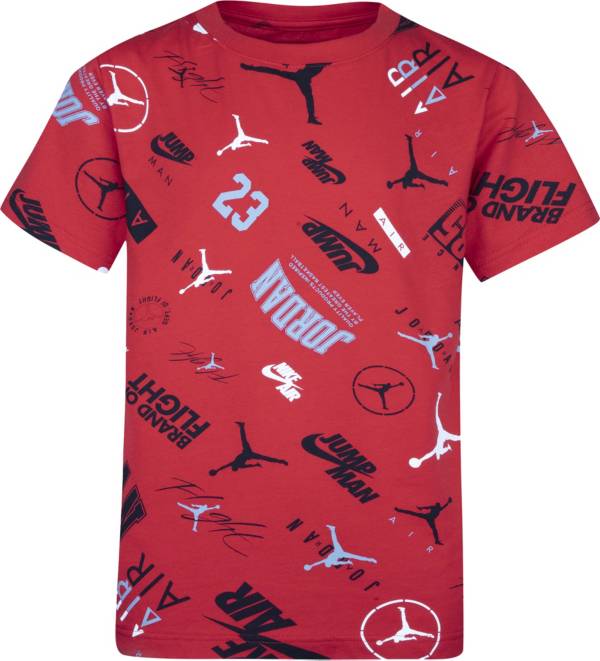 red and white jordan shirts