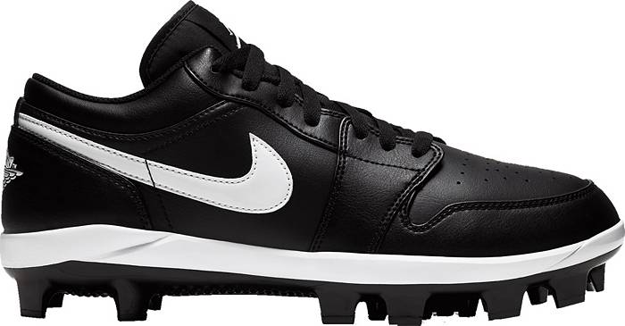 Dark Mocha Jordan 1 Retro Cleats Plastic/MCS / Low Top / 10
