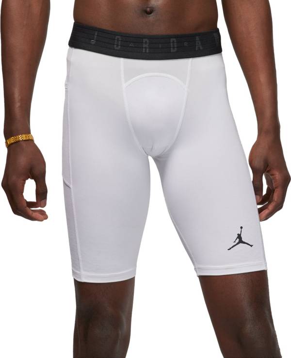 Air Jordan Compression Shorts Made in USA Tights Rare Yellow Men's Sz XL