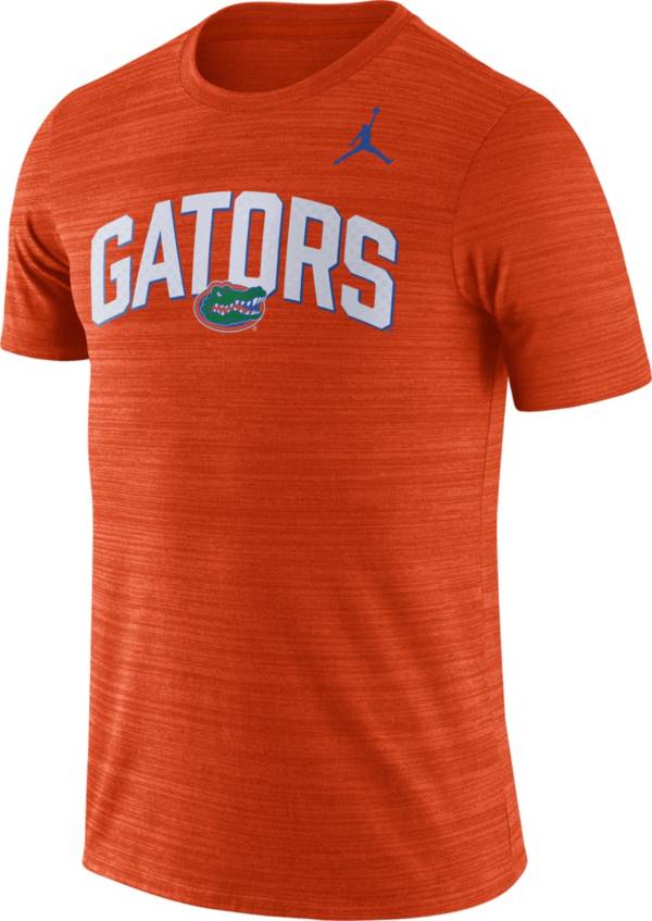 Jordan Men's Florida Gators Orange Dri-FIT Velocity Football T-Shirt ...