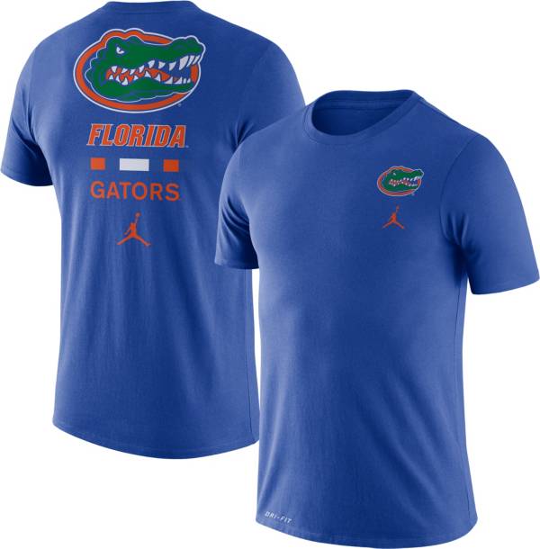 Jordan Men's Florida Gators Blue Dri-FIT Cotton DNA T-Shirt product image