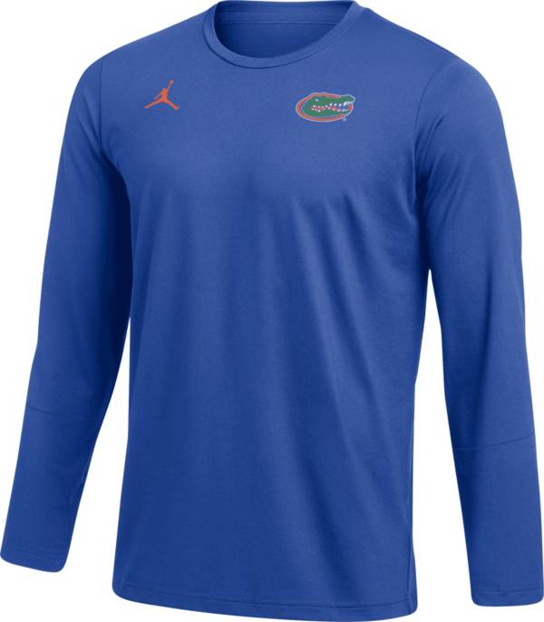 Jordan Men's Florida Gators Blue Dri-FIT Crew Long Sleeve T-Shirt product image