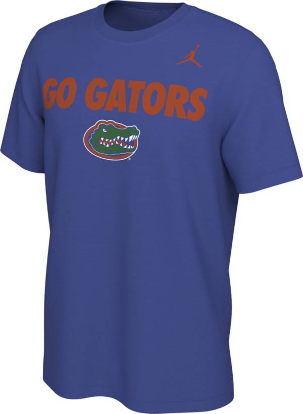 Jordan Men's Florida Gators Blue Go Gators Mantra T-Shirt product image
