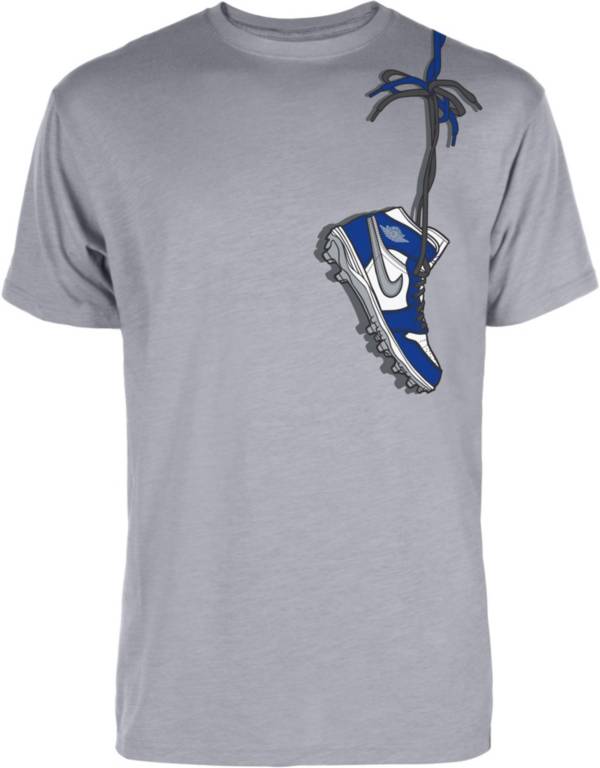 Jordan x Dak Men's Dallas Cowboys Shoulder Grey T-Shirt product image
