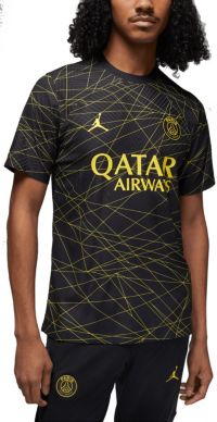 Jordan 2023 Paris Saint-Germain Fourth Jersey - black-yellow, S