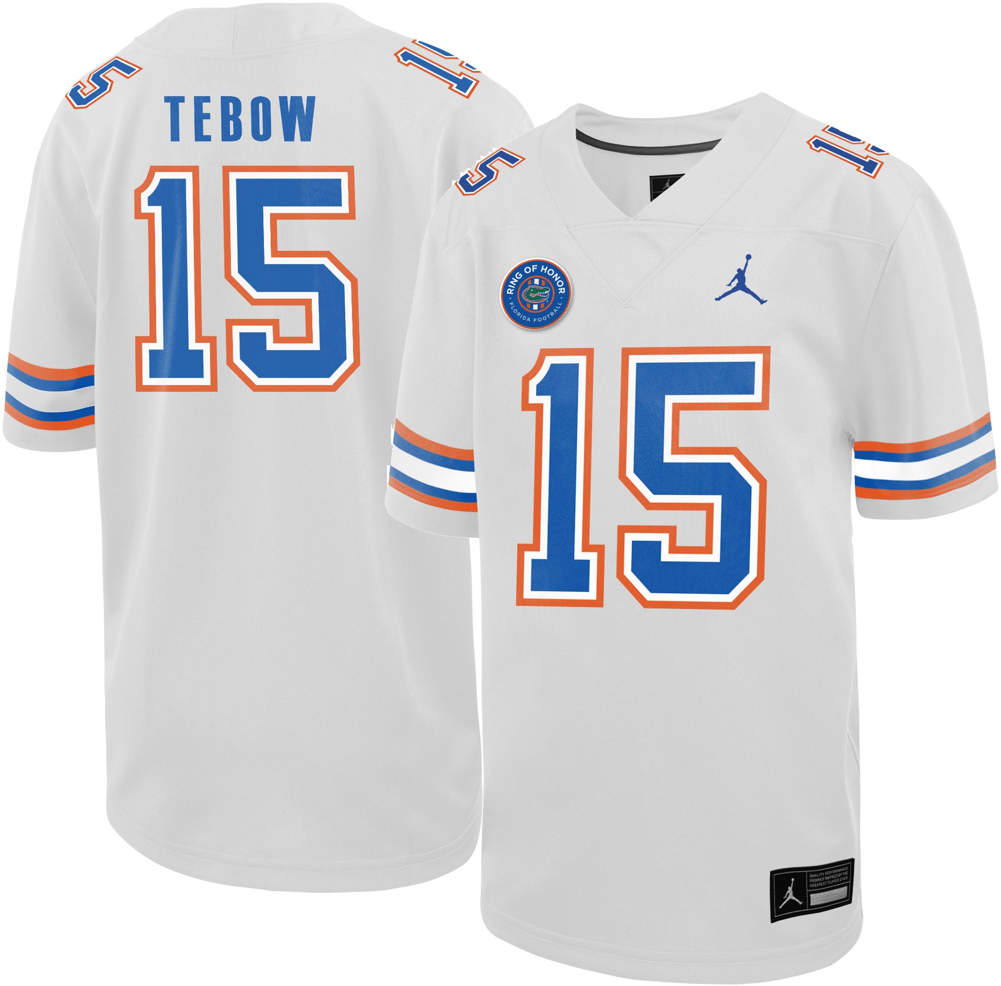 Florida Gators 15 tebow white NCAA Jerseys