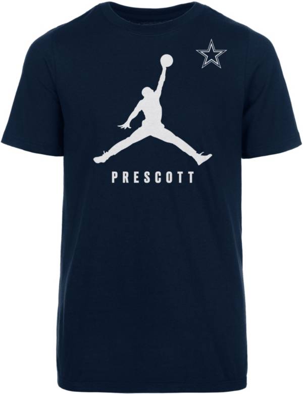 Nike Youth Dallas Cowboys Dak Prescott #4 Navy Pride T-Shirt