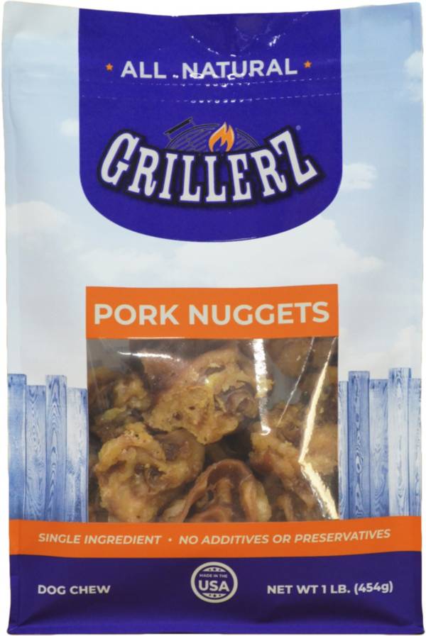 Grillerz Pork Nuggets Dog Treats – 1 lb. product image