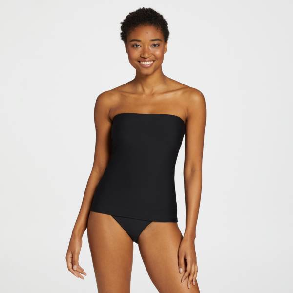 Black best sale bandeau tankini