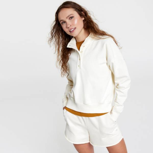 CALIA Women's Mock Henley Sweatshirt product image