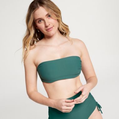 sorry, CALIA Women's Shirred Strapless Bandeau Low Support Swim Top is currently out of stock