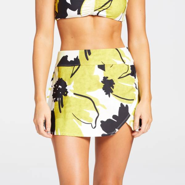 CALIA Women's High Rise Swim Skirt CALIA