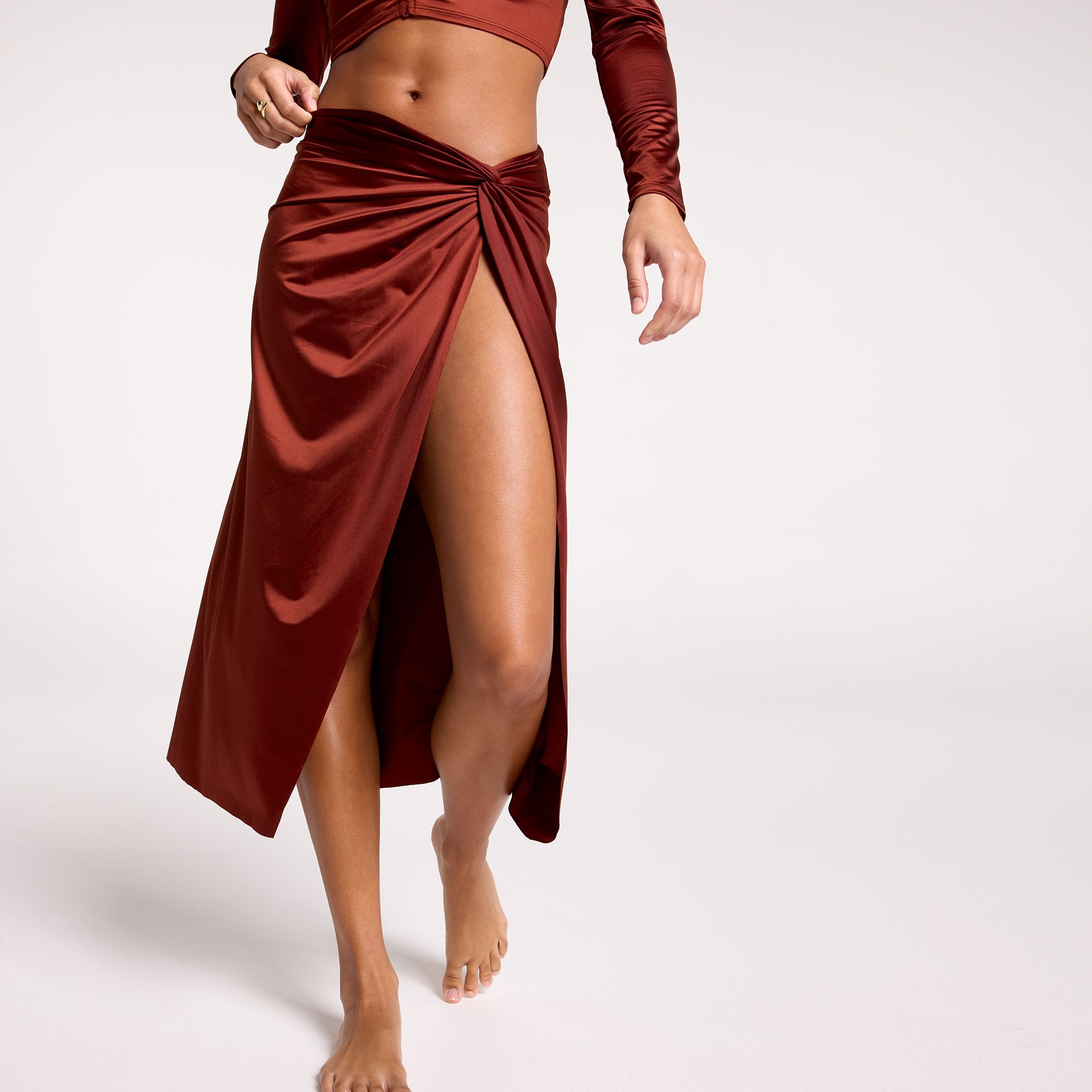 CALIA Women's High Waisted Twisted Knot Sarong product image