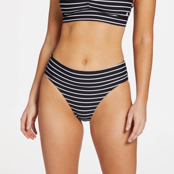 Joyspun Women's Seamless Sheer Stripe Thong Panties 3Pack Multi-Size NWT