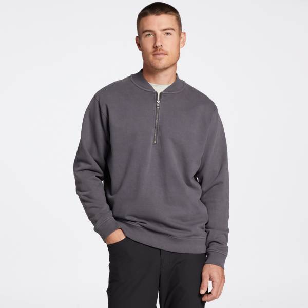VRST Men's Washed Terry HalfZip Bomber Jacket Dick's Sporting Goods