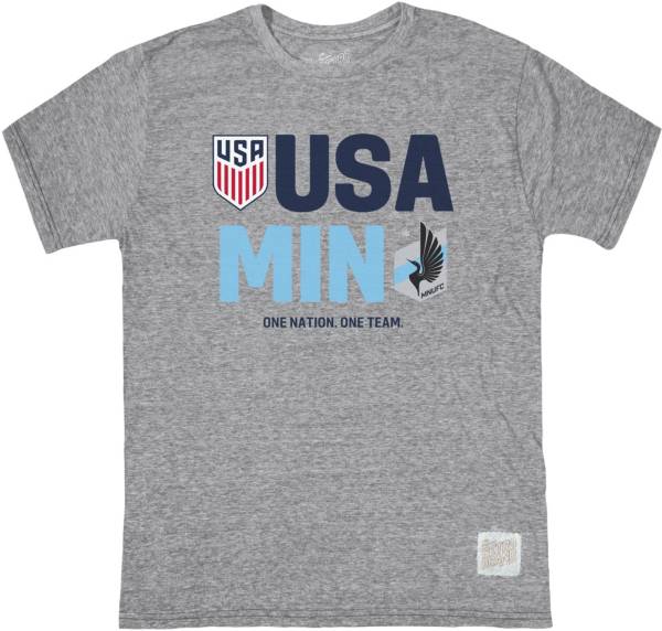Retro Brand Minnesota United FC x USMNT Grey T-Shirt product image
