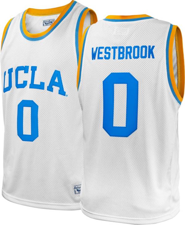 Original Retro Brand Men s UCLA Bruins White Russell Westbrook Replica Basketball Jersey