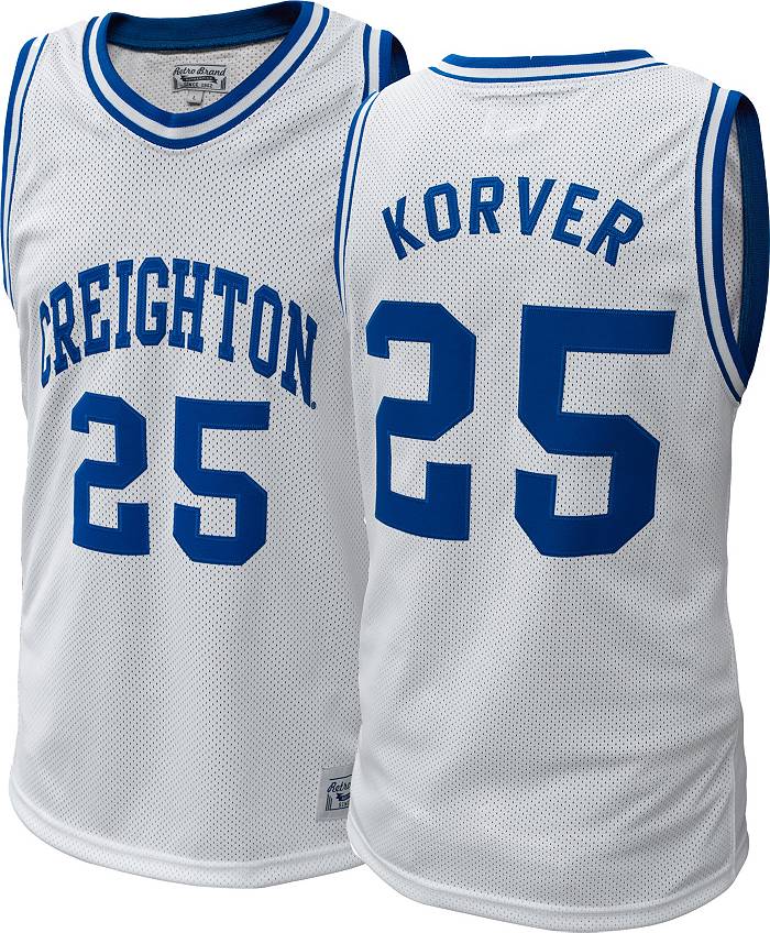 Men's Original Retro Brand Kyle Korver White Creighton Bluejays Alumni Basketball  Jersey