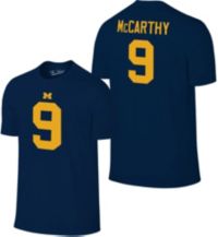 Retro Brand Youth Michigan Wolverines J.J. Mccarthy #9 Blue T-Shirt, Boys', Large