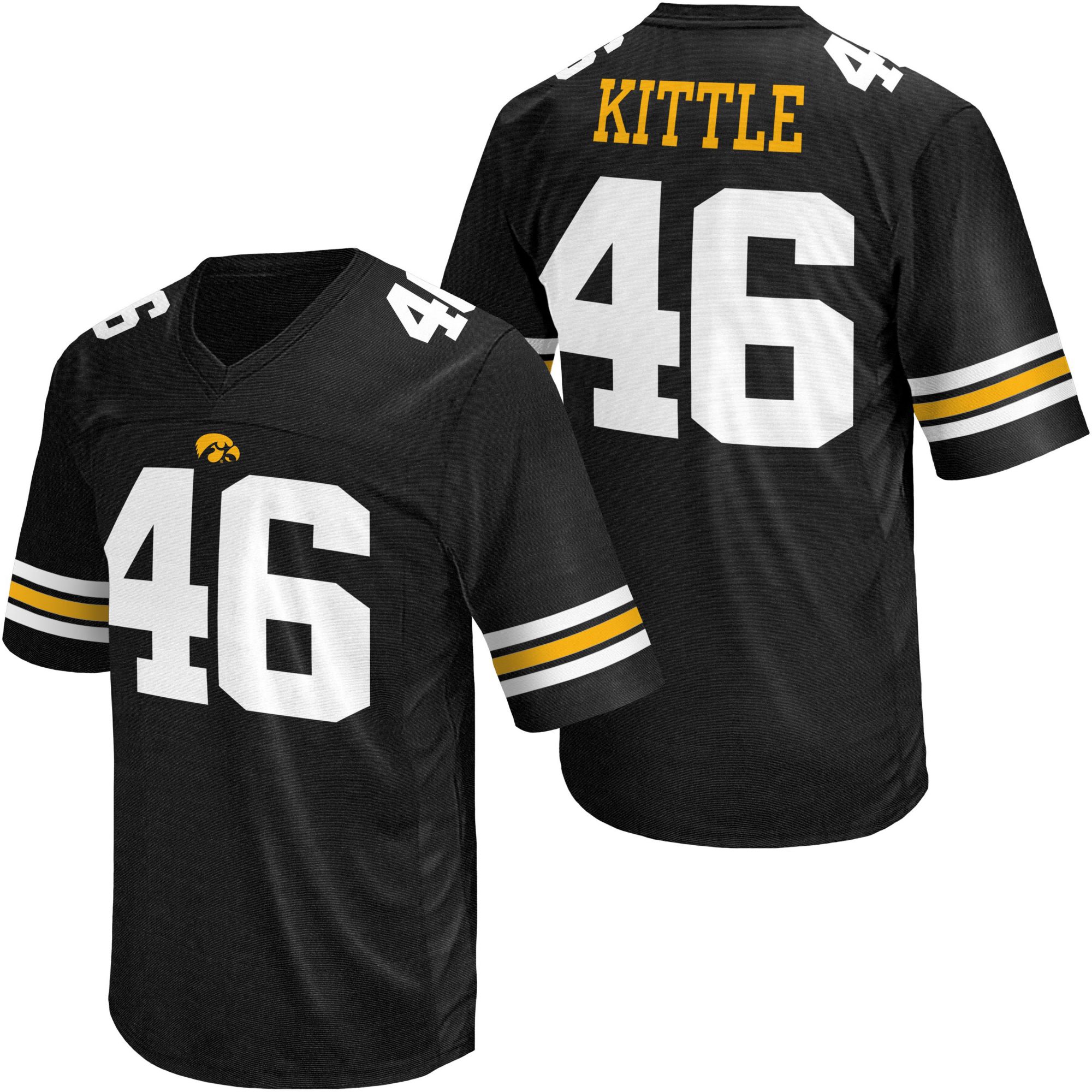 Retro Brand Men's Iowa Hawkeyes Black George Kittle Replica Jersey product image