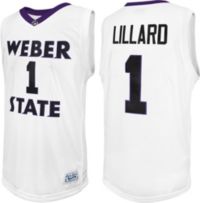 Damian Lillard 1 Weber State College Black Basketball Jersey - Kitsociety