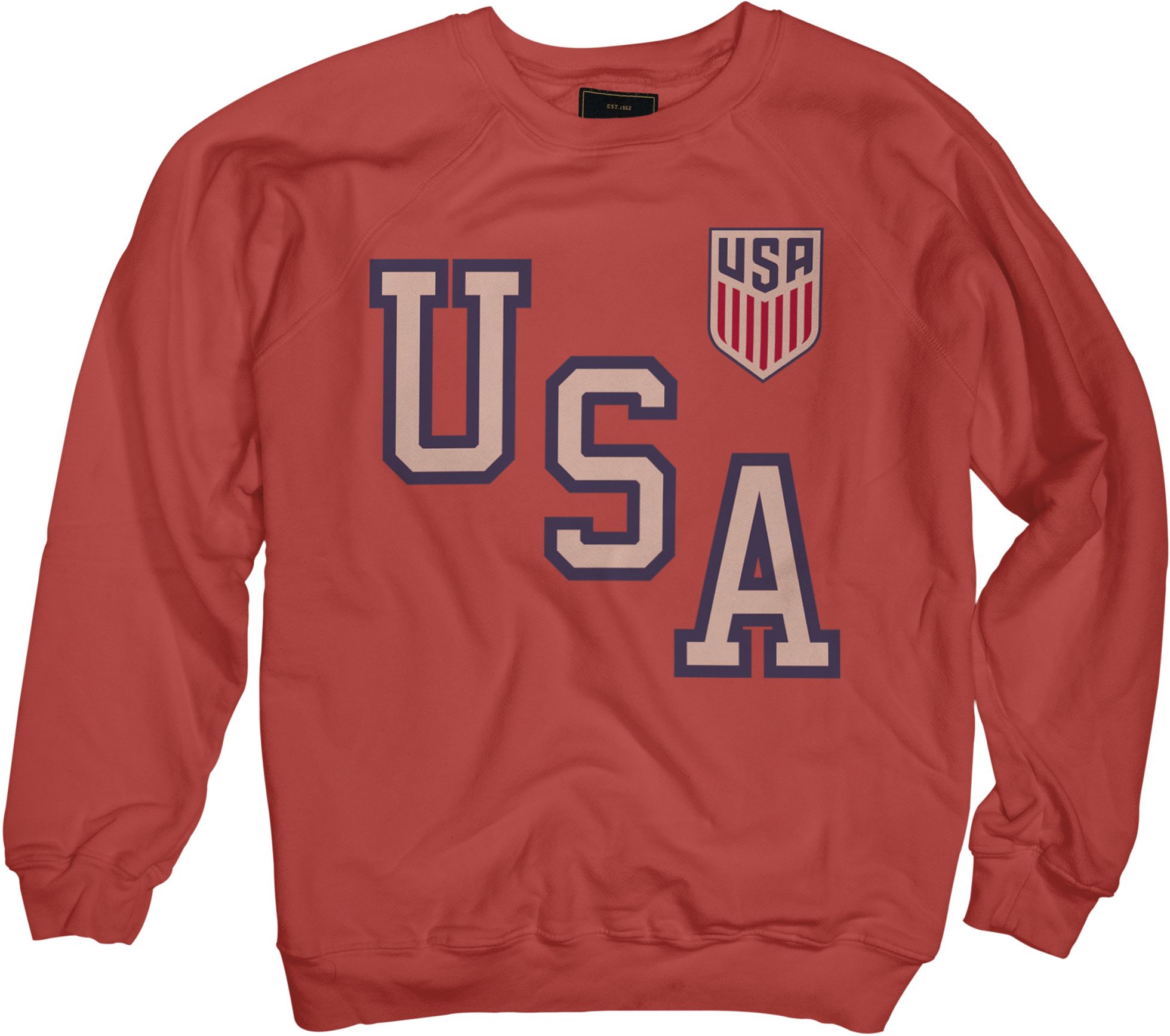 Retro Brand USMNT Wordmark Red Crew Neck Sweatshirt | Dick's Sporting Goods
