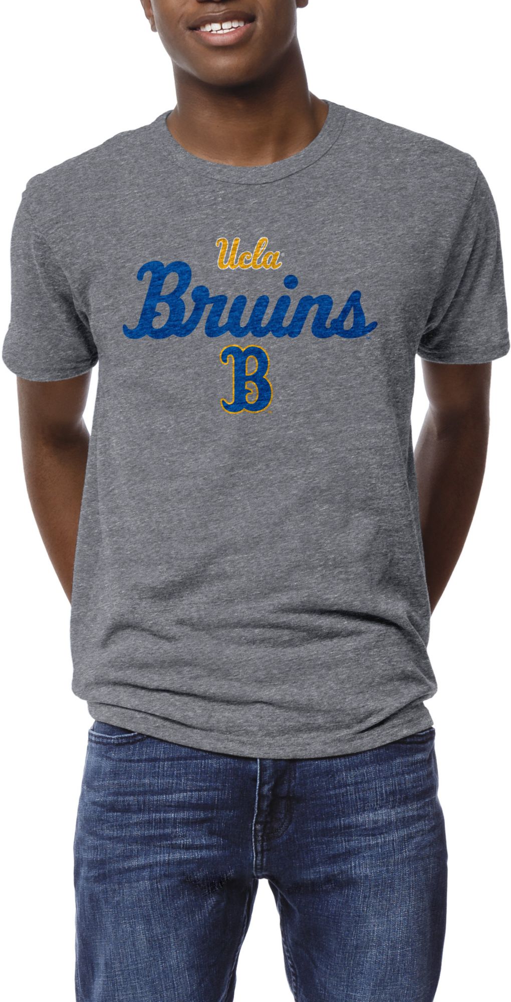 League-Legacy Men's UCLA Bruins Grey Victory Falls T-Shirt