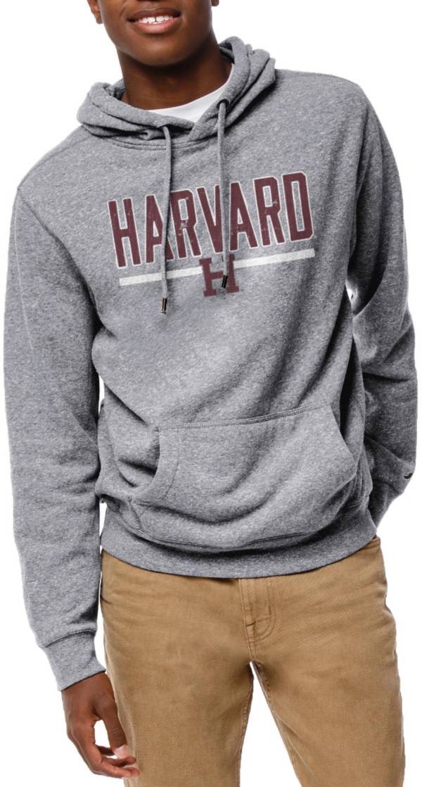 League-Legacy Men's Harvard Crimson Grey Heritage Hoodie | Dick's ...