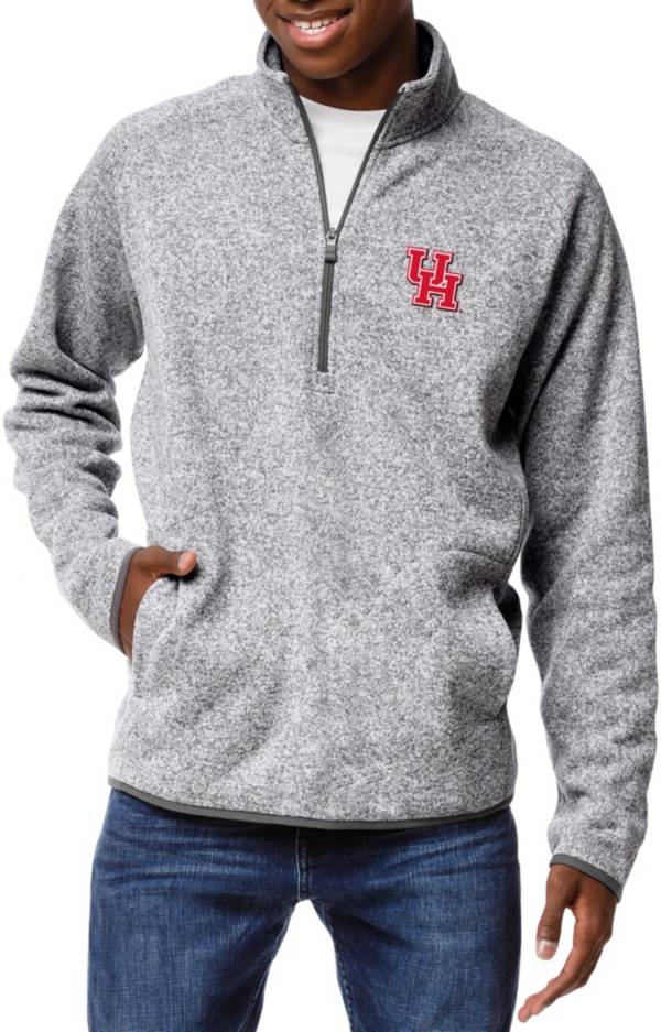 League-Legacy Men's Houston Cougars Grey Saranac Quarter-Zip product image