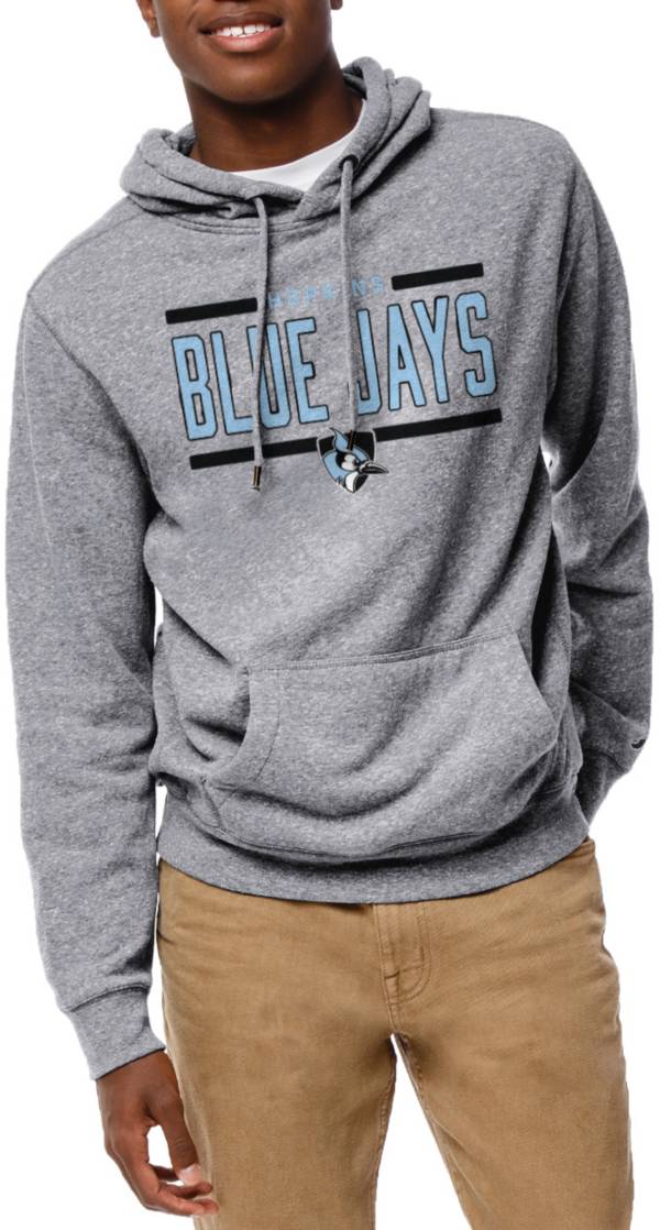 Youth Champion Black Johns Hopkins Blue Jays Jersey Long Sleeve T-Shirt