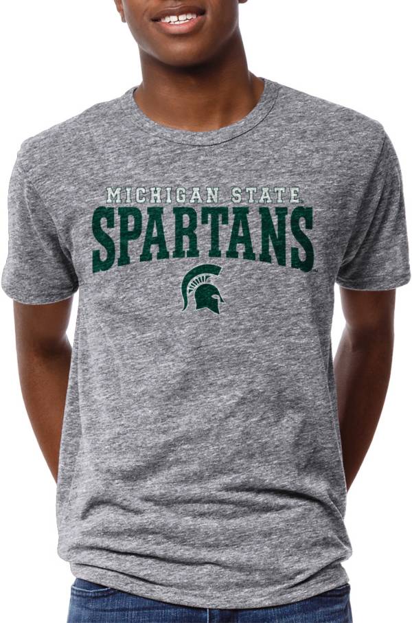 League-Legacy Men's Michigan State Spartans Grey Victory Falls T-Shirt product image