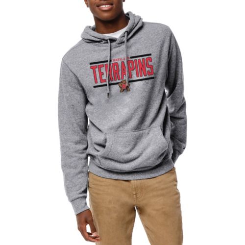 Champion Men's Maryland Terrapins Grey Reverse Weave Crew