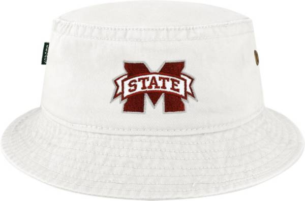 League-Legacy Men's Mississippi State Bulldogs Twill White Bucket Hat product image